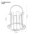 Hanging Cup Rack – Dustproof Tea & Glass Cup Drainer Storage