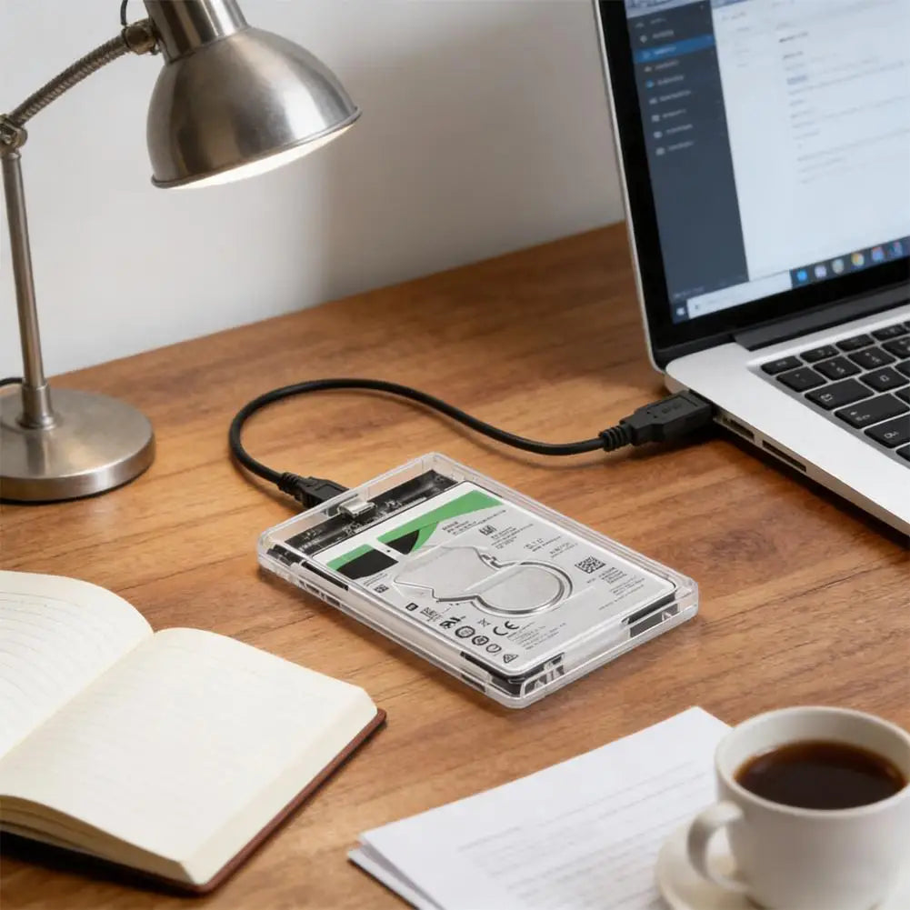 USB 3.0 & USB-C 2.5" SATA Hard Drive Enclosure – 5Gbps