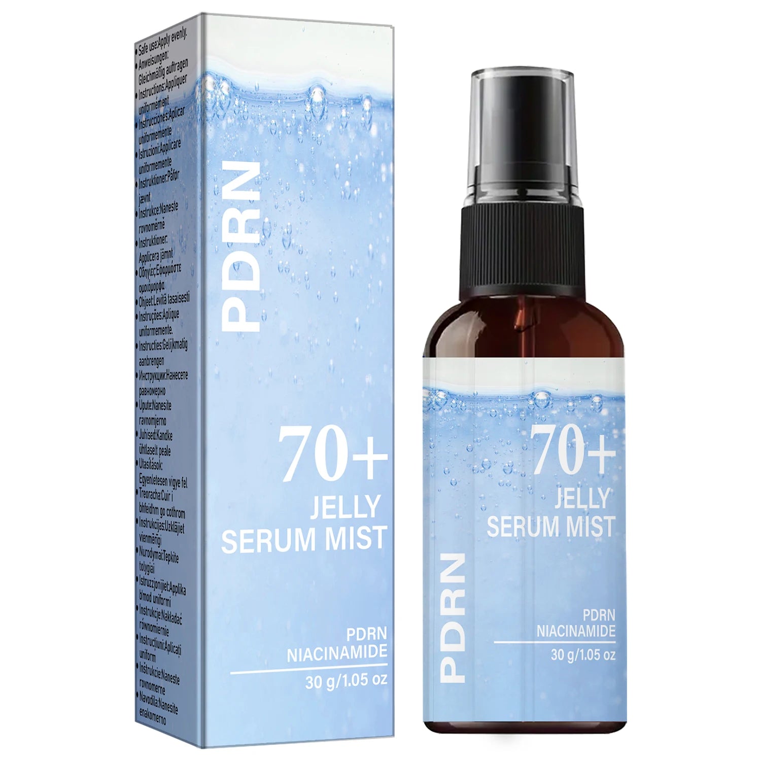 PDRN Jelly Serum Mist – Niacinamide, Collagen & Hyaluronic Acid