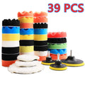3-Inch Car Polishing Pad Kit – Sponge & Wool Pads 5–39 Pack Car Polishing Pad Kit Oasis Select 39PCS