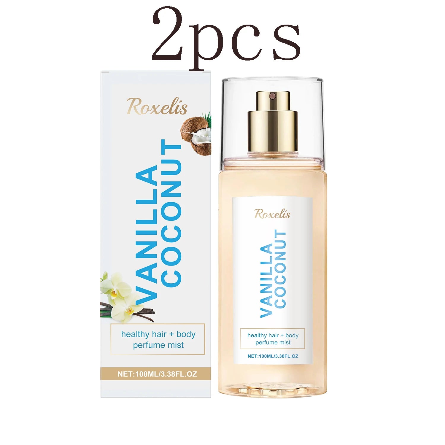 Vanilla Coconut Body Mist – Long-Lasting Fragrance Spray 100ml
