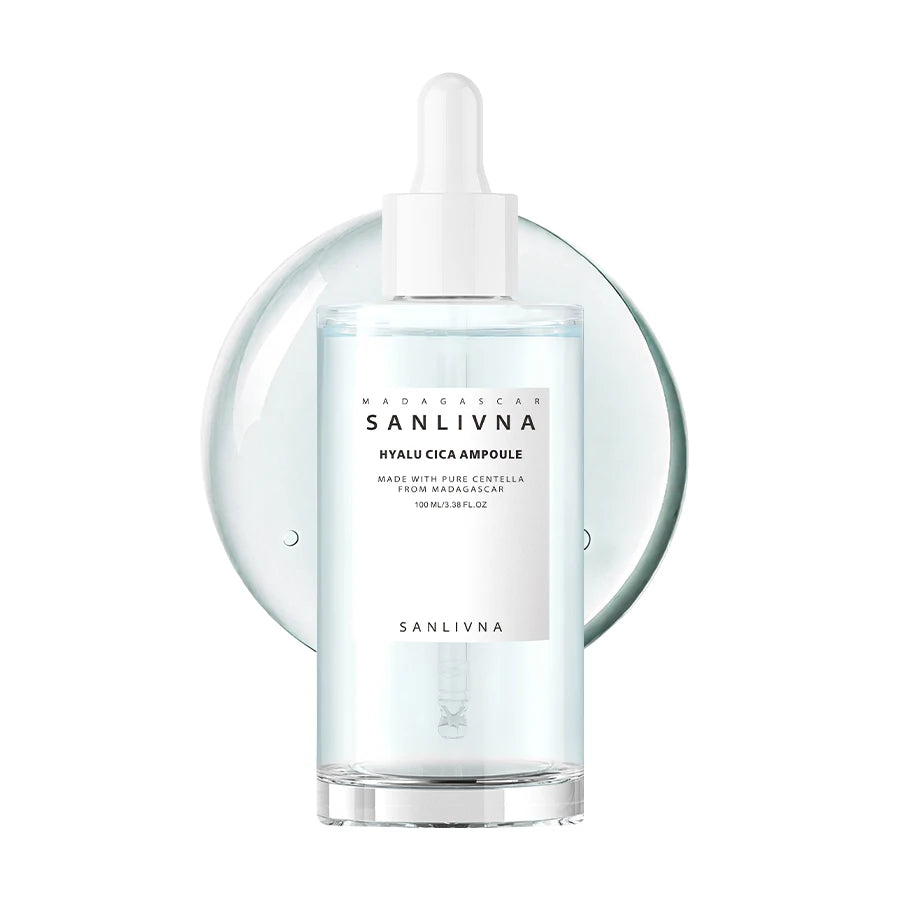 Brighten skin tand revitalizing serum capsules, tea tree facial serum, and moisturizing skincare products improve skin problems. Oasis Select HYALU CICA