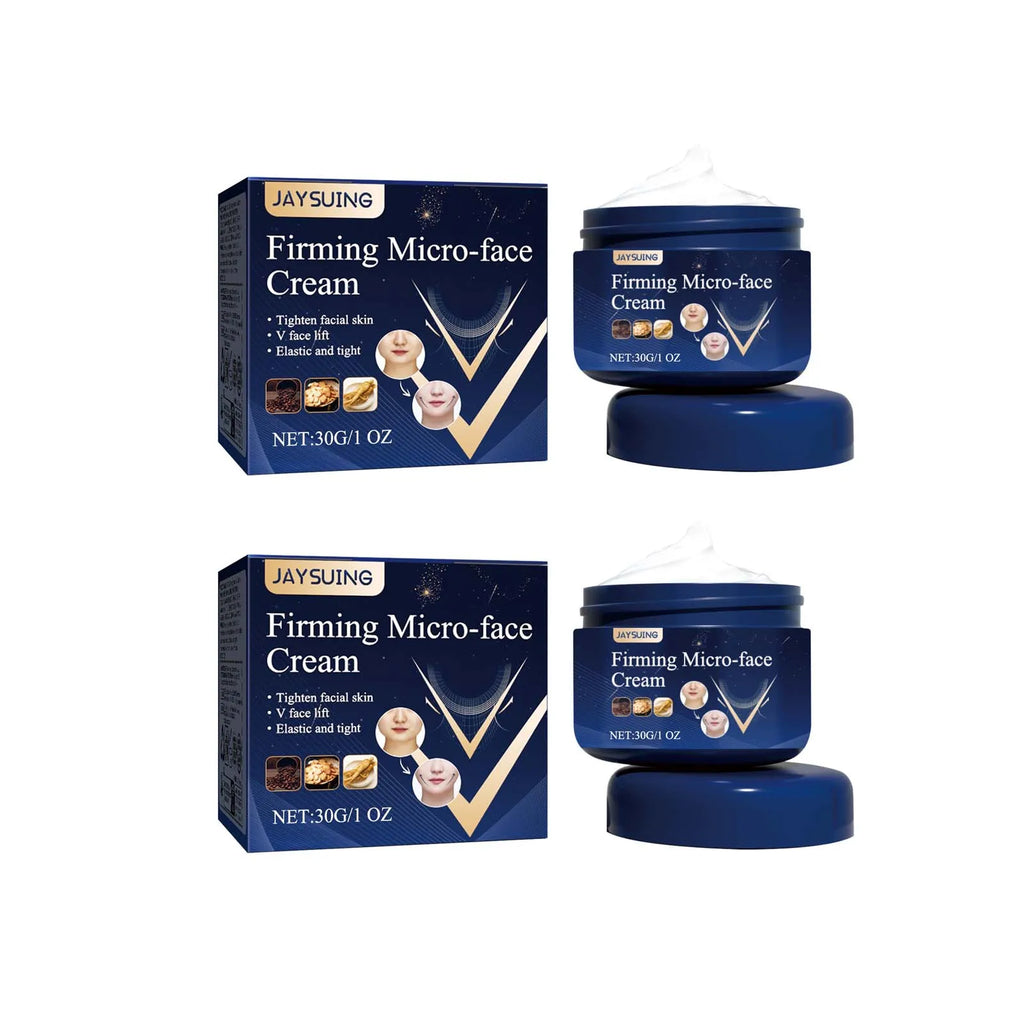 V-Shape Slimming Cream Tighten Mandibular Line Double Chin Lift Firming Face Fat Burning Massage V Face Cream Facial Skin Care Oasis Select 2Pcs