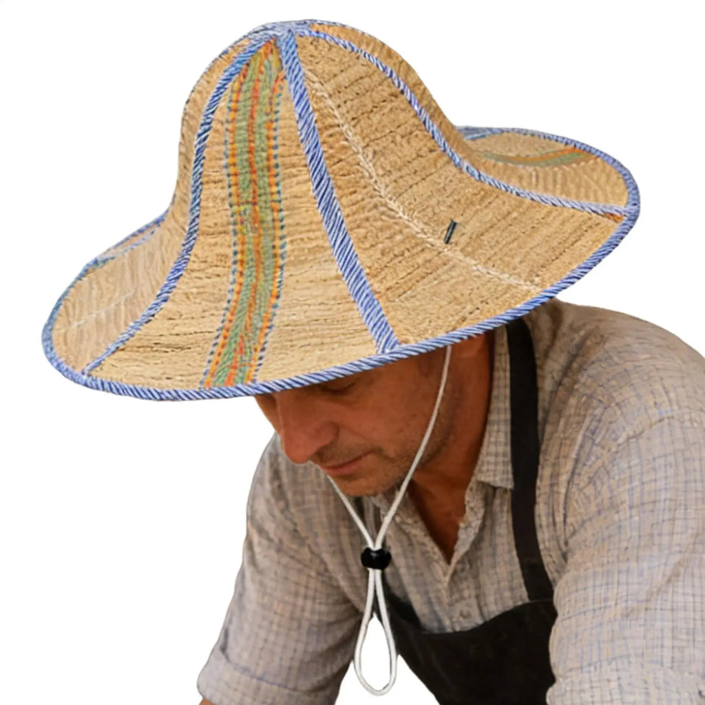 Straw Hat Large Brim Foldable Soft Sun Hat Summer Beach Cap Fisherman's Cap Outdoors Fishing Sun Protection for Women Men Oasis Select