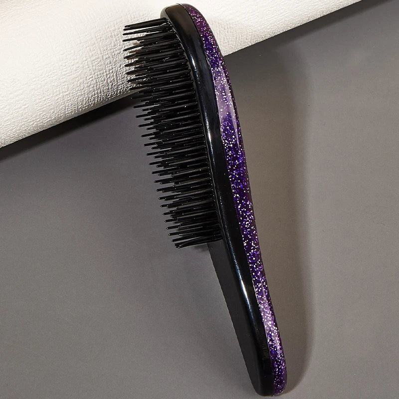 Marble Air Cushion Massage Comb – Anti-Static Hairbrush Air Cushion Hairbrush Oasis Select SZ31-Purple