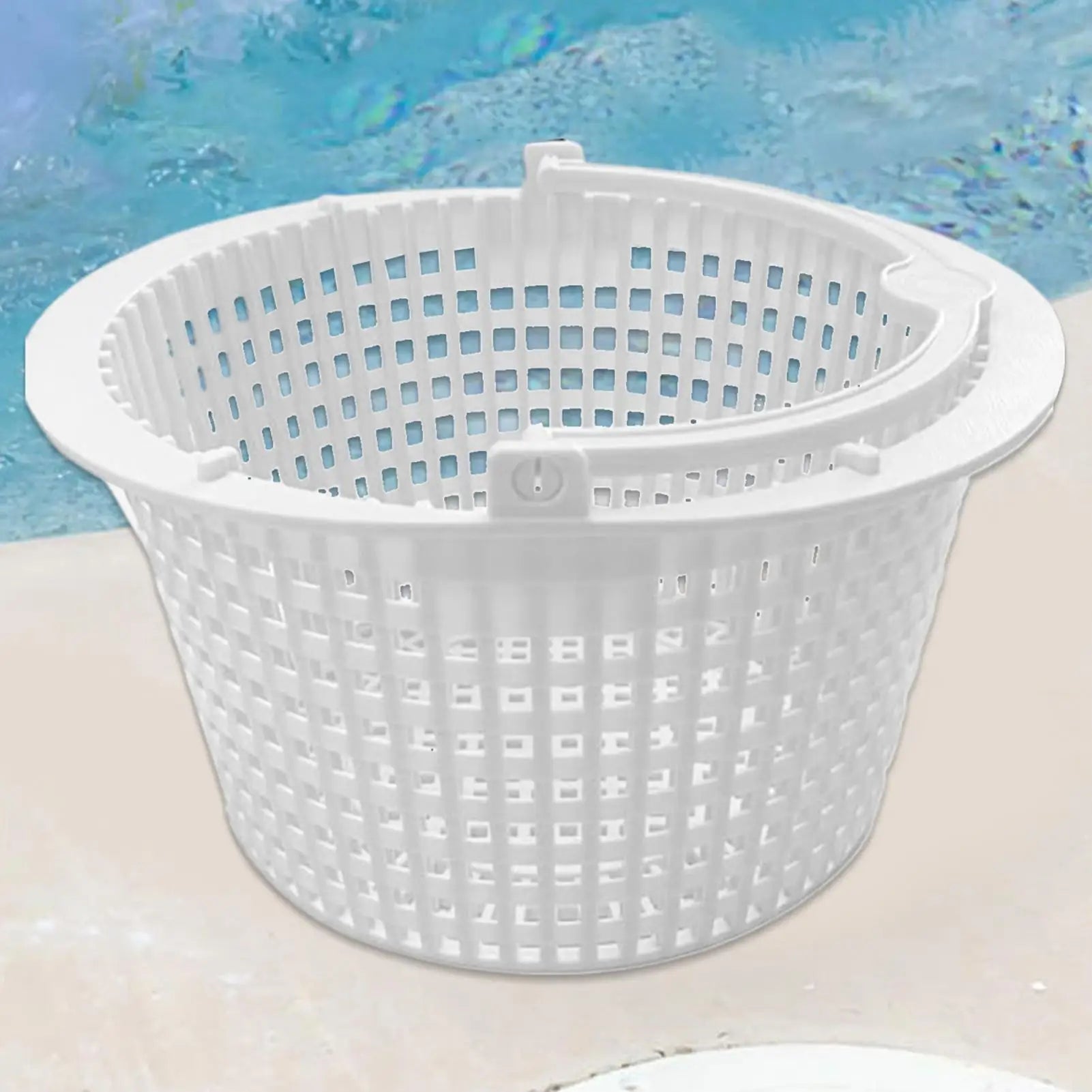 Swimming Pool Skimmer Basket Aboveground Pool Filter Basket Swimming Pool Cleaning Accessories Skimmer Filter Basket with Handle Oasis Select