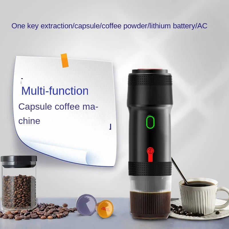 Portable Fully Automatic Espresso Capsule Coffee Machine For Large and Small Capsules Of Coffee Powder Electric Coffee Machine Oasis Select