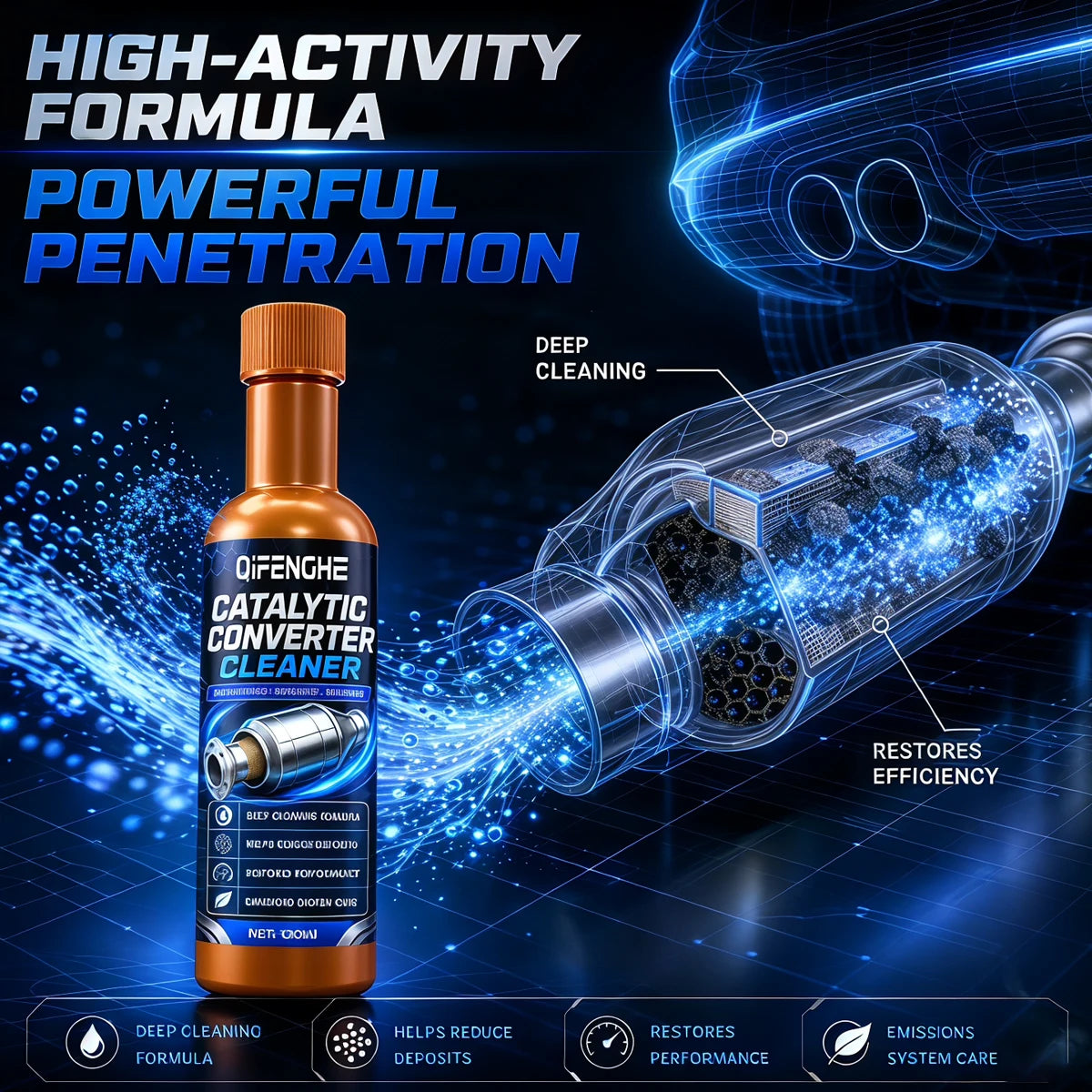 120ml Catalytic Converter Cleaner | Restore Emissions Performance