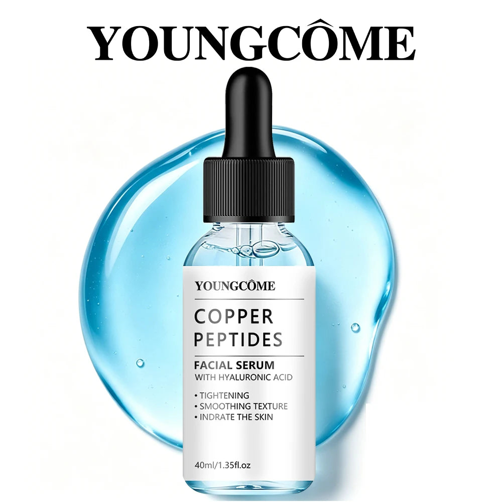 Copper Peptides Serum with Hyaluronic Acid – Hydrating 40/60ml Face Serum Oasis Select