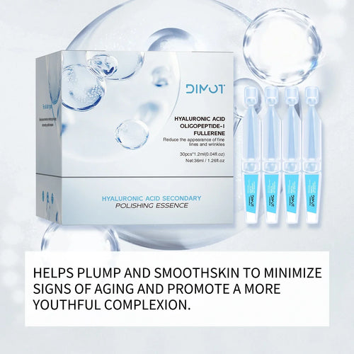 3% Hyaluronic Acid Serum – 30 Vials | Hydrating Face Ampoules Hyaluronic Acid Serum Oasis Select