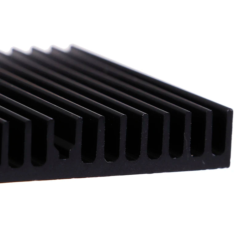 New Sale 1pcs 60*60*10mm Black Aluminum Radiator Motherboard Chip Heatsink Oasis Select
