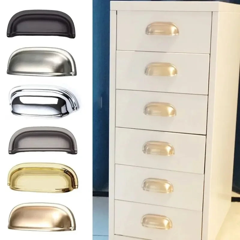 Zinc Alloy Retro Metal Shell Kitchen Drawer Cabinet Door Handle And Furniture Knobs Handware Cupboard Antique Shell Pull Handles Oasis Select