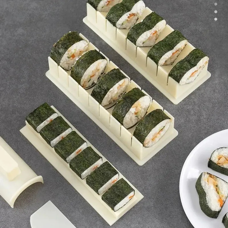 3pcs Sushi Mould Seaweed Seaweed Rice Wrapping Grinder Rice and Vegetable Roll Rice Wrapping Material Horizontal Square Sushi Oasis Select