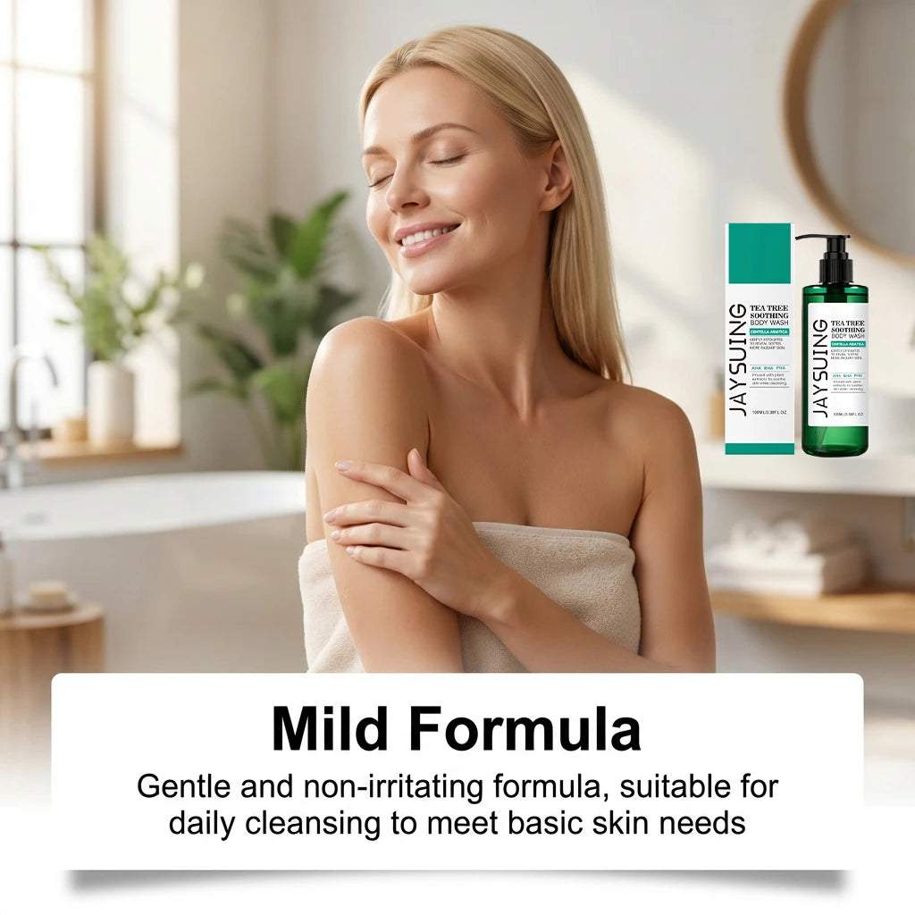Tea Tree Shower Gel – Deep Cleanse, Acne & Odor Control Tea Tree Body Wash Oasis Select