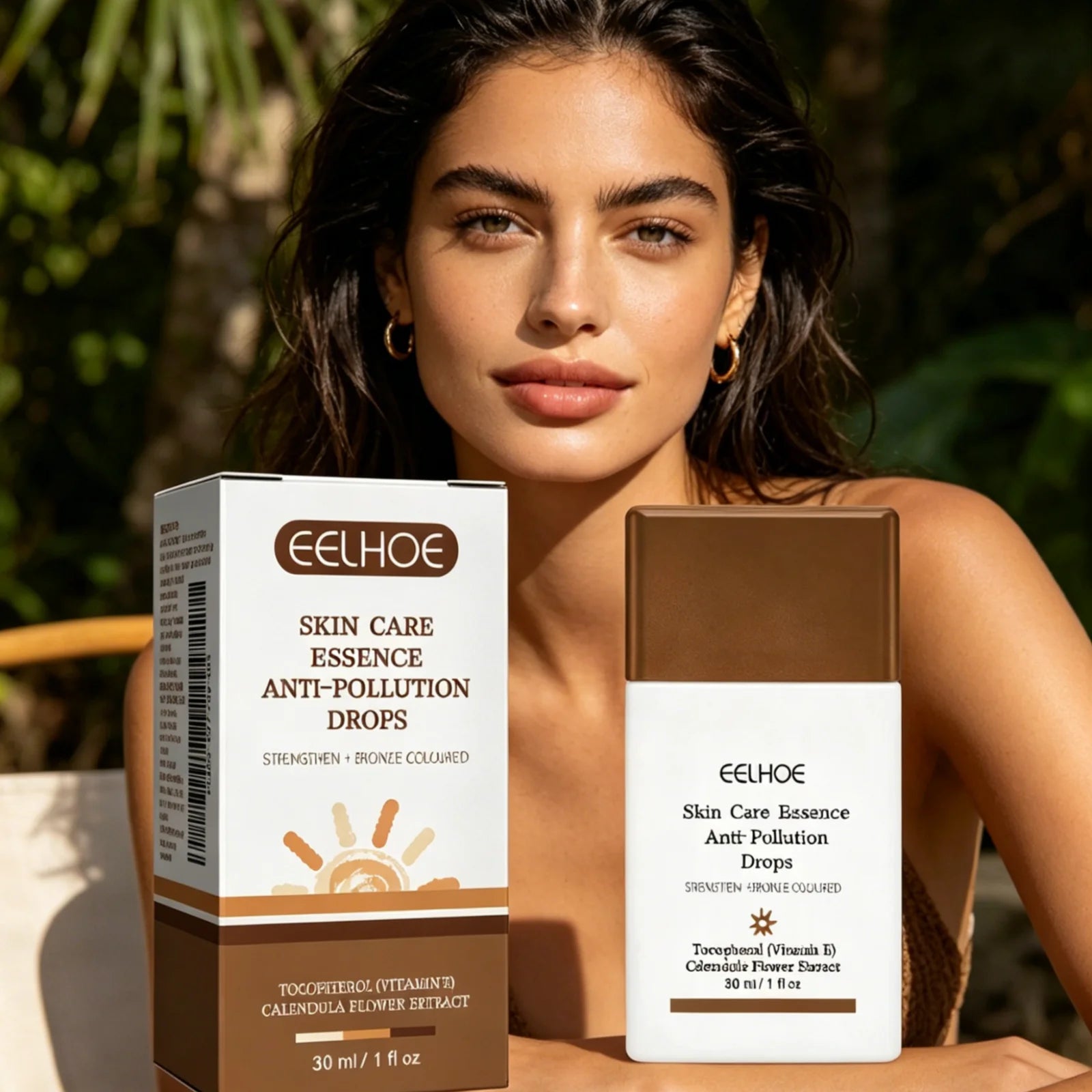 EELHOE Tanning Gel Even Skin Tone Deep Moisturizing Glowing Fast Absorbing Non Greasy Mild Ingredients Self Tanning Drops 30ml Oasis Select