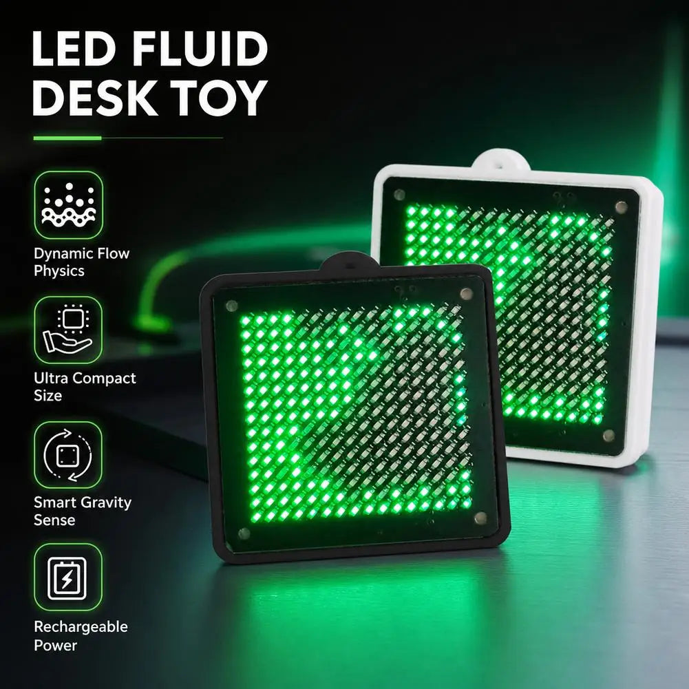 LED Fluid Simulation Desk Toy | Gravity Sensor Light Ornament