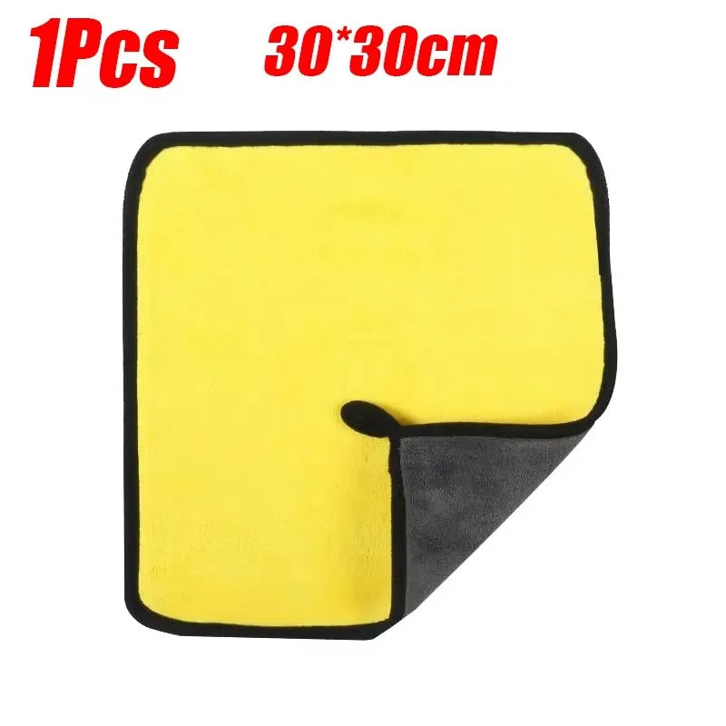 1/2/5Pcs Car Cleaning Cloth Professional Cleaning Car Wiping Microfiber Towel Car Wash Towel Accessories Oasis Select 1pc 30x30