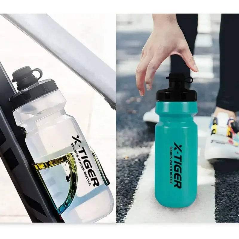 X-TIGER Bicycle Bottle MTB Road Bike Water Bottle Outdoor Sports Plastic Portable Large Capacity Drink Cycling Water Bottle Oasis Select