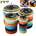 SLADE 8-Pc Car Polishing Pad Set – 3/5/7 Inch Buffing Kit Car Polishing Pad Set Oasis Select AB63-7 inches 8 Pcs