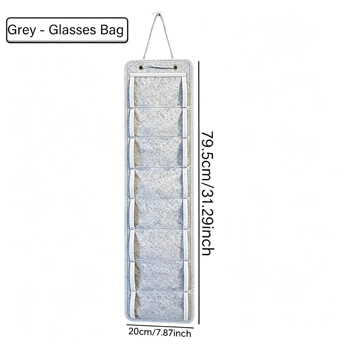 1pc8 grid wall mounted glasses display storage hanging bag multi grid sunglasses fashionable glasses sorting and storage rack Oasis Select glasses case