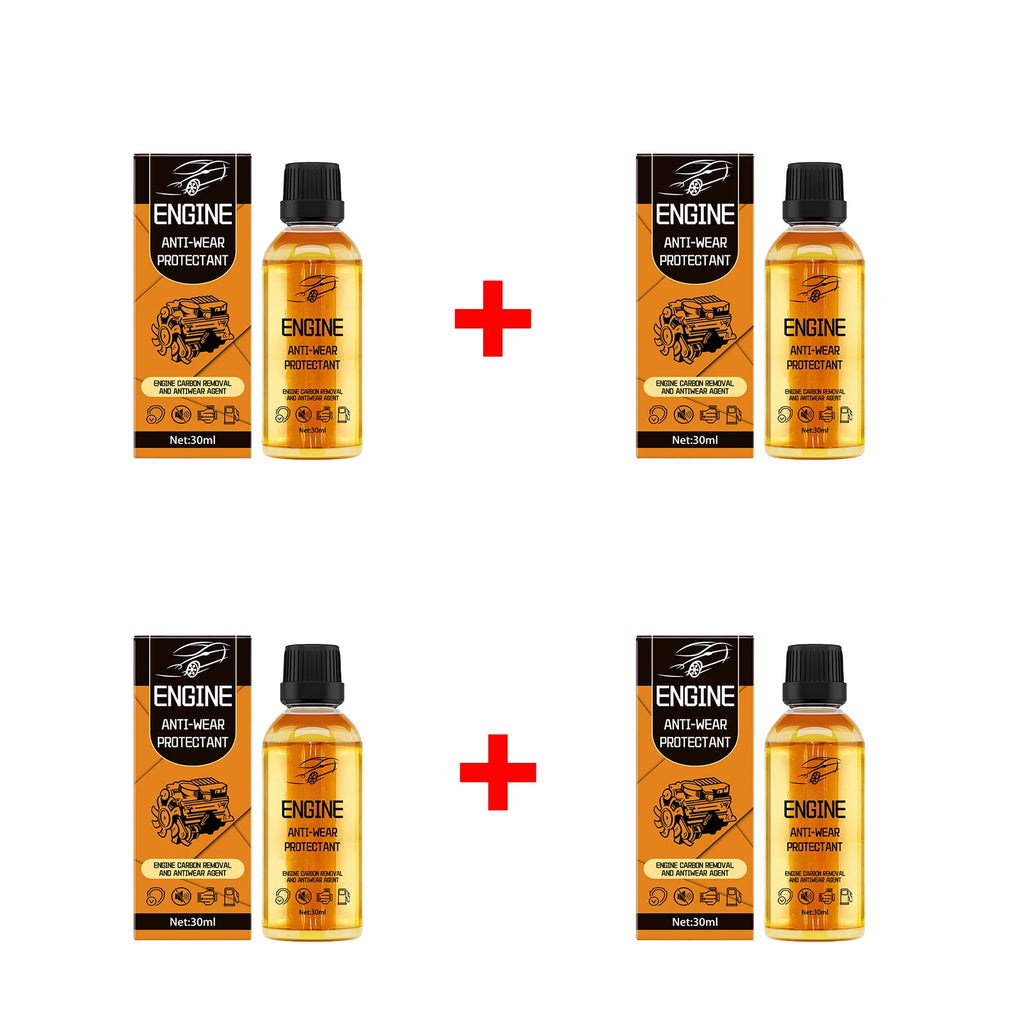 Engine Anti-Wear Protective Agent Rust and Noise Prevention Carbon Removal Anti-Wear Repair Oil Reduce Engine Friction Car Care Oasis Select 4pcs