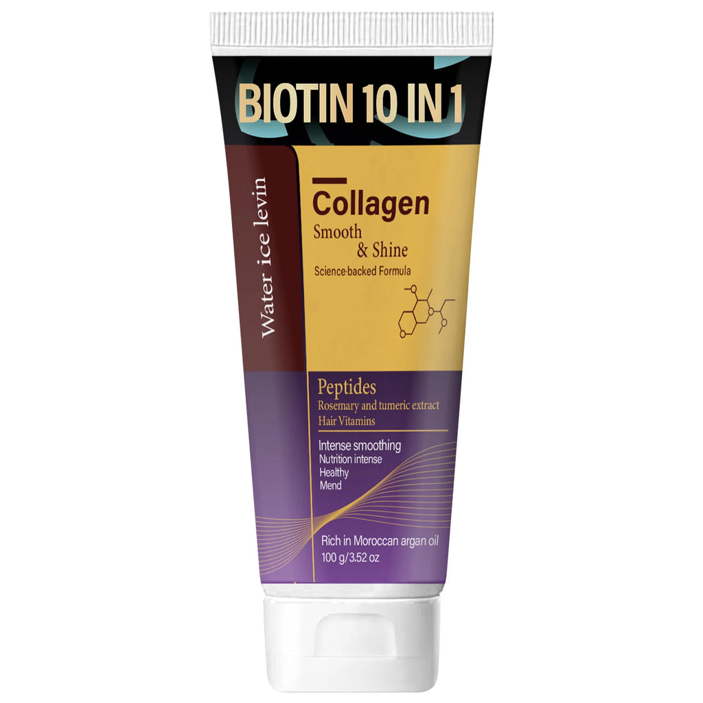 10-in-1 Biotin Hair Mask – Keratin & Collagen All Hair Types Deep Conditioning Hair Mask Oasis Select Smoothing & Straightening