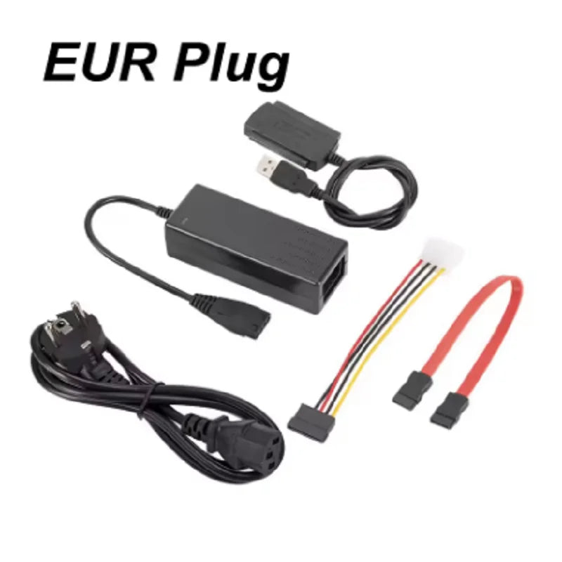USB 2.0 to SATA IDE Adapter Cable Converter SATA 2.5 3.5 Inch SDD Hard Drive Disk HDD Adapter Cable For PC Laptop Notebook Oasis Select