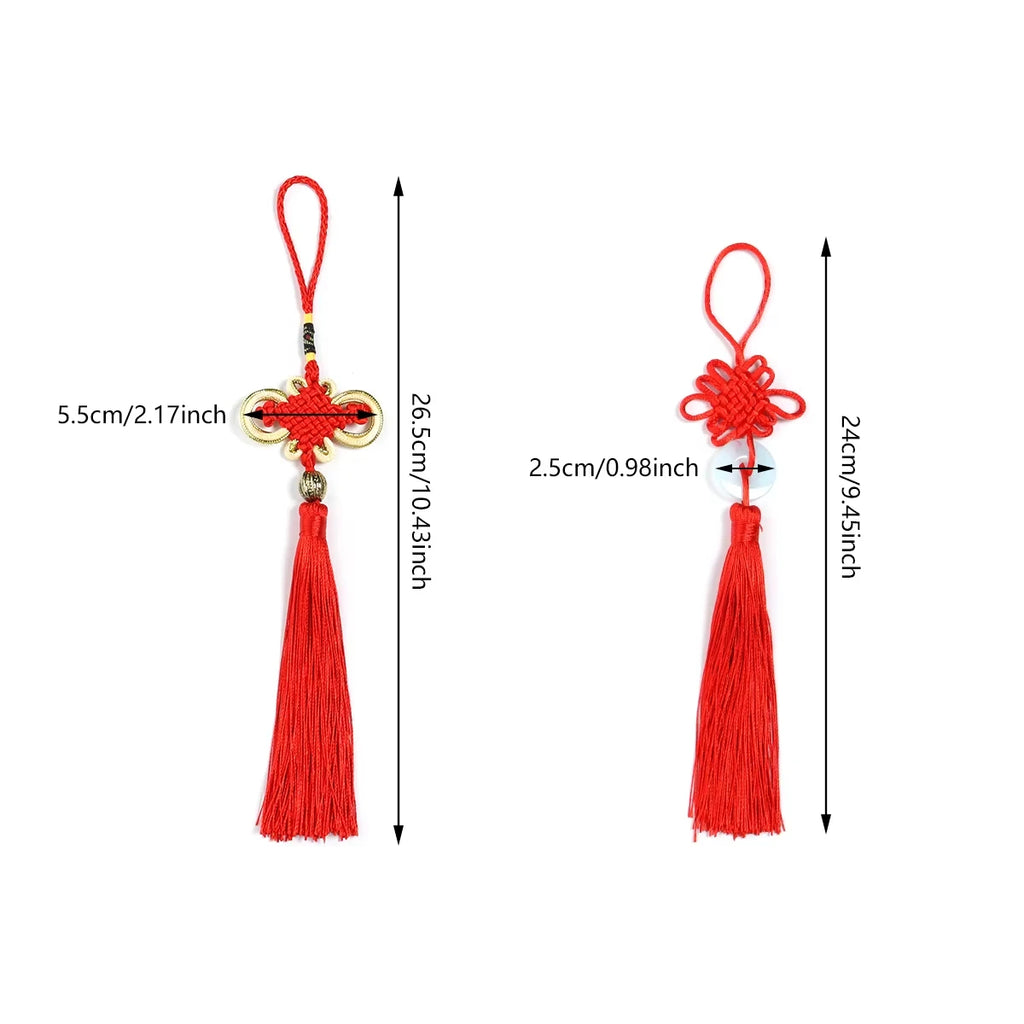 Chinese Knot Silk Tassel Pendant | Lunar New Year Décor Gift
