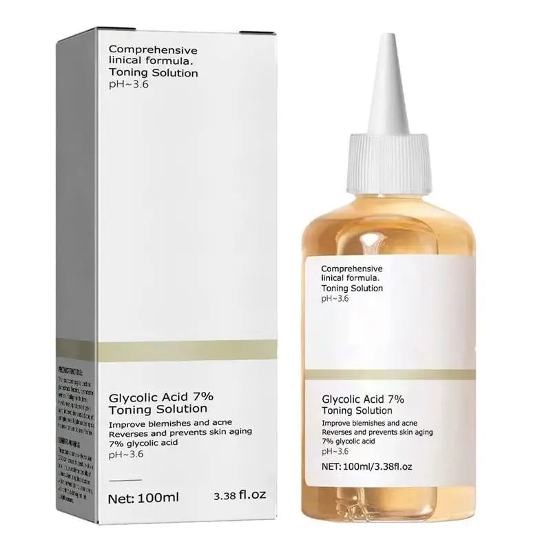 Glycolic Acid 7% Toning Solution Ordinary Acne Remover Lifting Firming Wrinkles Glowing Facial Skin Care Glycolic Acid Toner Oasis Select
