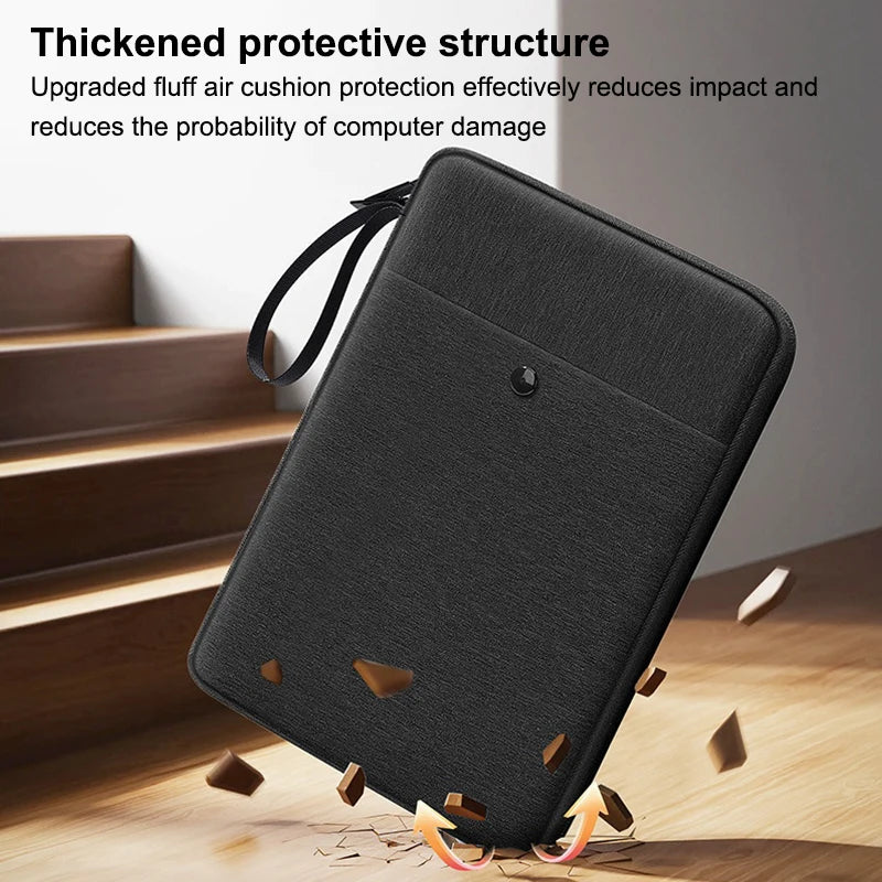 Travel-friendly Tablet Pouch and Handbag Case for 9-13 inch Devices; Suitable for iPad Air and Xiaomi Oasis Select