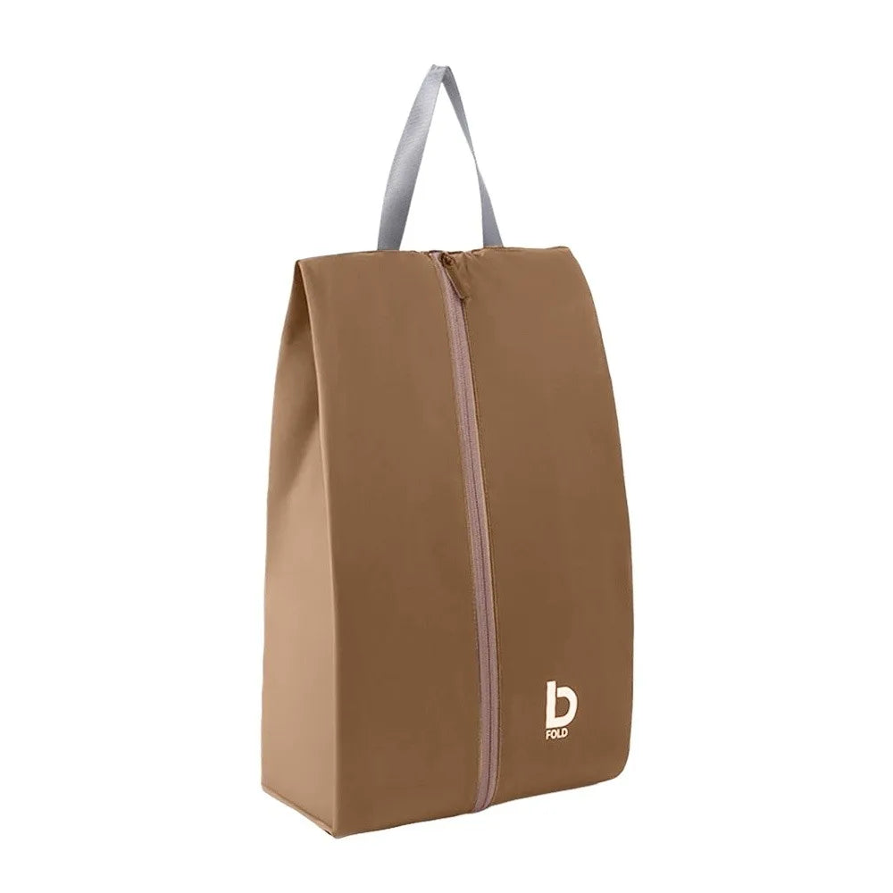 New Waterproof Shoe Storage Bag Nylon Fabric Strong Zipper Travel Bag Dustproof Portable Wardrobe Bag Fitness Sports Oasis Select Khaki