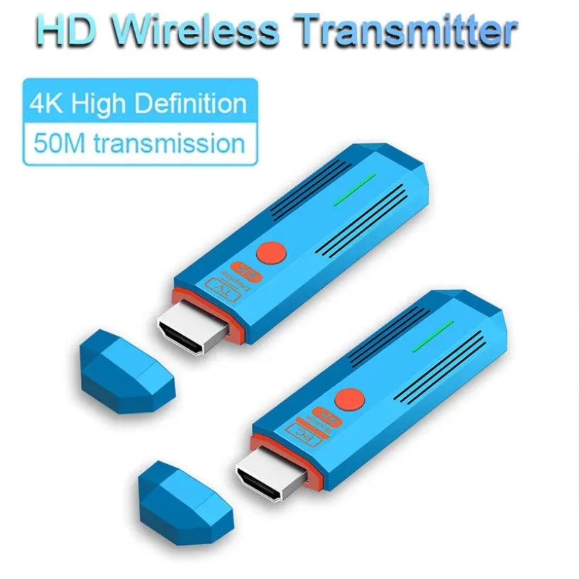 5.8G 4K 50M Wireless HDMI-Compatible Video Transmitter Receiver Extender Display Adapter Dongle Share For Laptop To TV Monitor Oasis Select