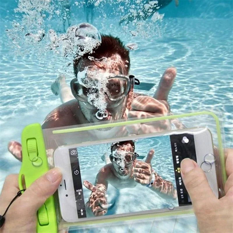 Waterproof Phone Pouch Drift Diving Swimming Bag Underwater Dry Bag Case Cover For Phone Water Sports Beach Pool Skiing 6 inch Oasis Select