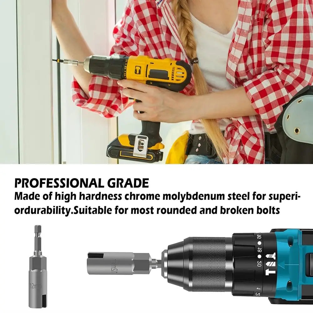 High Quality Steel Wing Nut Driver Slot H10/12/14/16/18 H11/13/15/17/19 Wrench Hex Shank Bolt Sleeve Electric Screwdriver Oasis Select