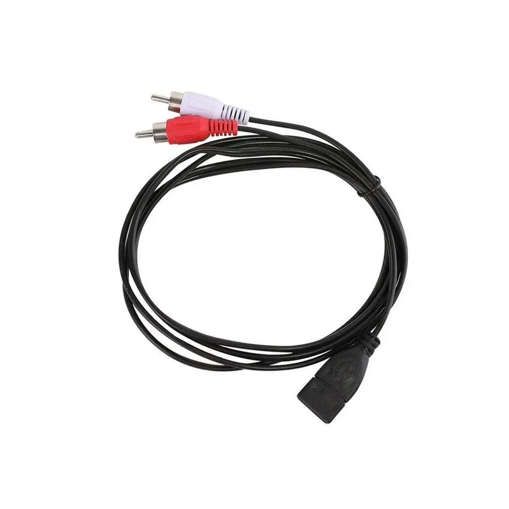 Male Plug USB Male to RCA Male Female Socket Extension Cable Audio Cable Video Extension Cables USB Female to RCA Male Cable Oasis Select style 4