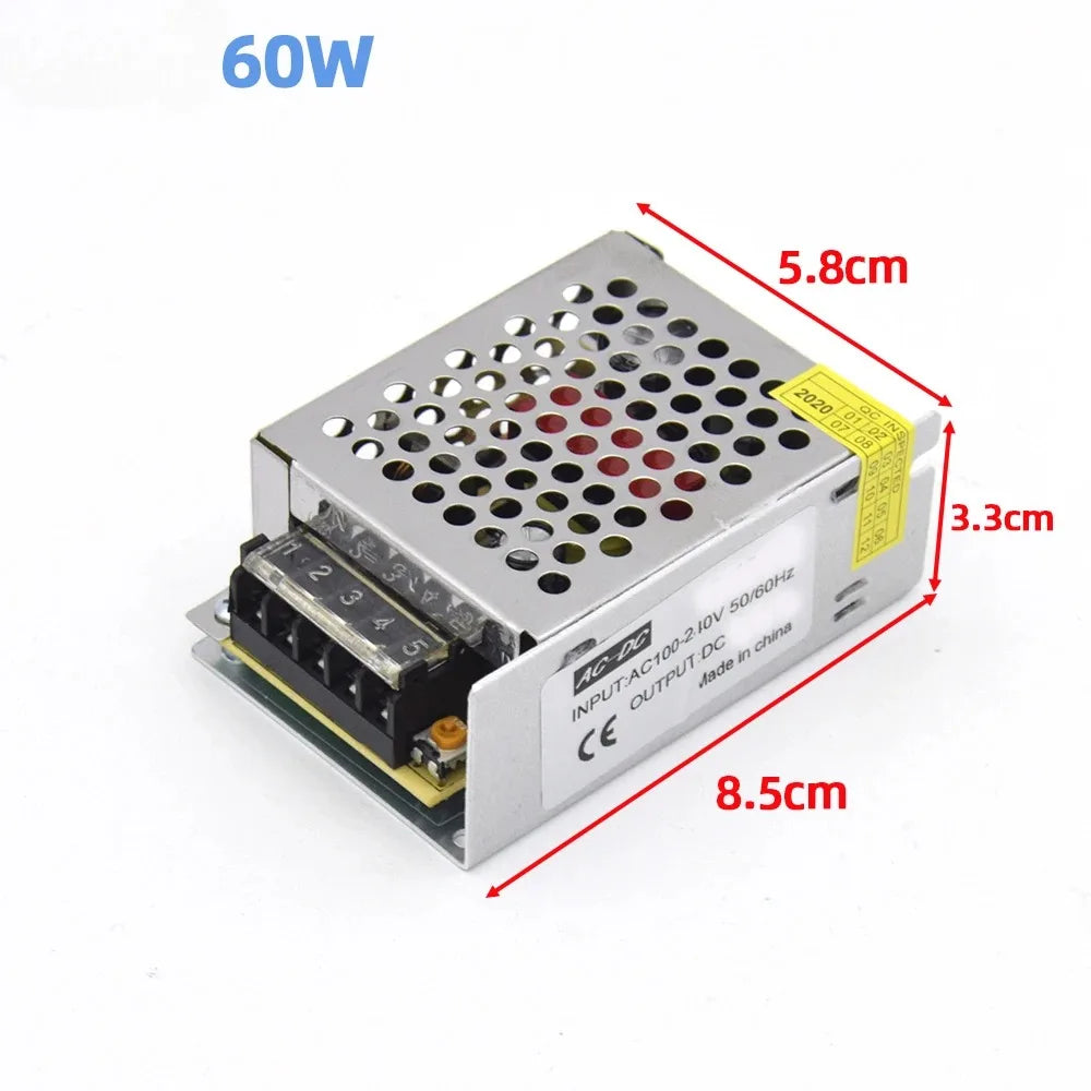AC110V 220V To DC 12V Switching Power Supply 12W 24W 60W 120W Power Source Light Transformer For Led Strip CCTV Oasis Select