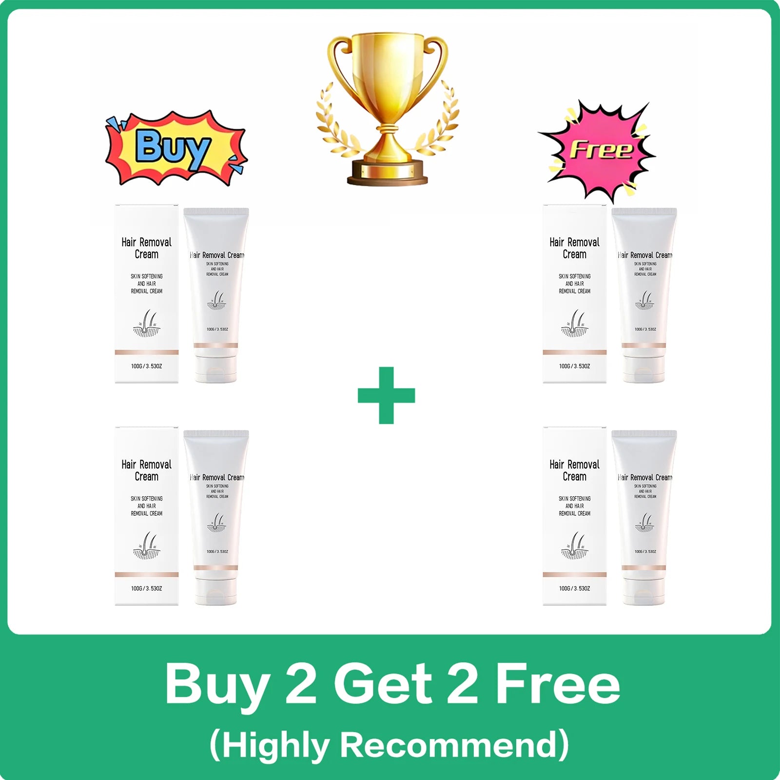 Refreshing Hair Removal Cream Avocado Moisturizing Mild Depilatory Cream For Sensitive Skin Full Body Arm Leg Smooth Skin 100g Oasis Select 400g