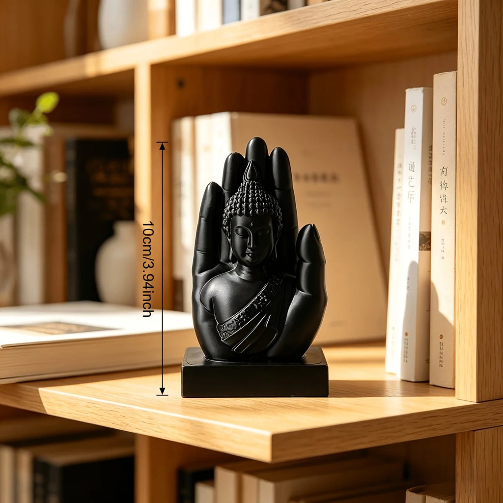 Palm Buddha Statue Zen Style 3D Printing Handheld Shakyamuni Figurine Ornament Meditation Home Yoga Rooms Office Spiritual Decor Oasis Select Buddha s hand 1