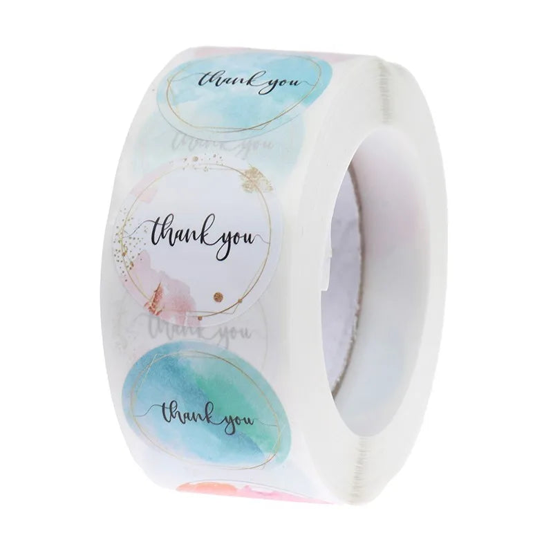 500 Pcs Gracias Spanish Thank You Stickers | Scrapbooking Labels