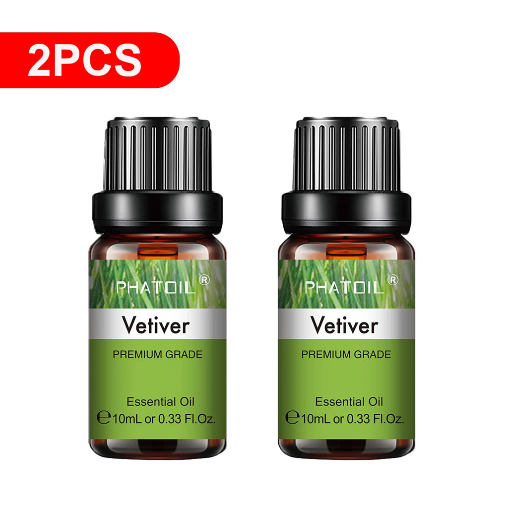 PHATOIL 10ml Pure Natural Essential Oils for Diffuser & Aromatherapy