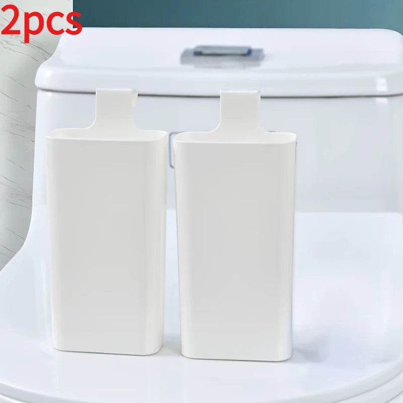 Toilet Solid Dispenser Tank Replacement Part | Plastic, Glam Style, Contemporary Style, No Electricity Needed, Convenient a Oasis Select White
