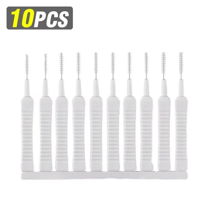 10-100pcs New Shower Head Cleaning Brush Washing Anti-Clogging Small Brush Pore Gap Cleaning Brush For Kitchen Toilet Phone Hole Oasis Select 10pcs
