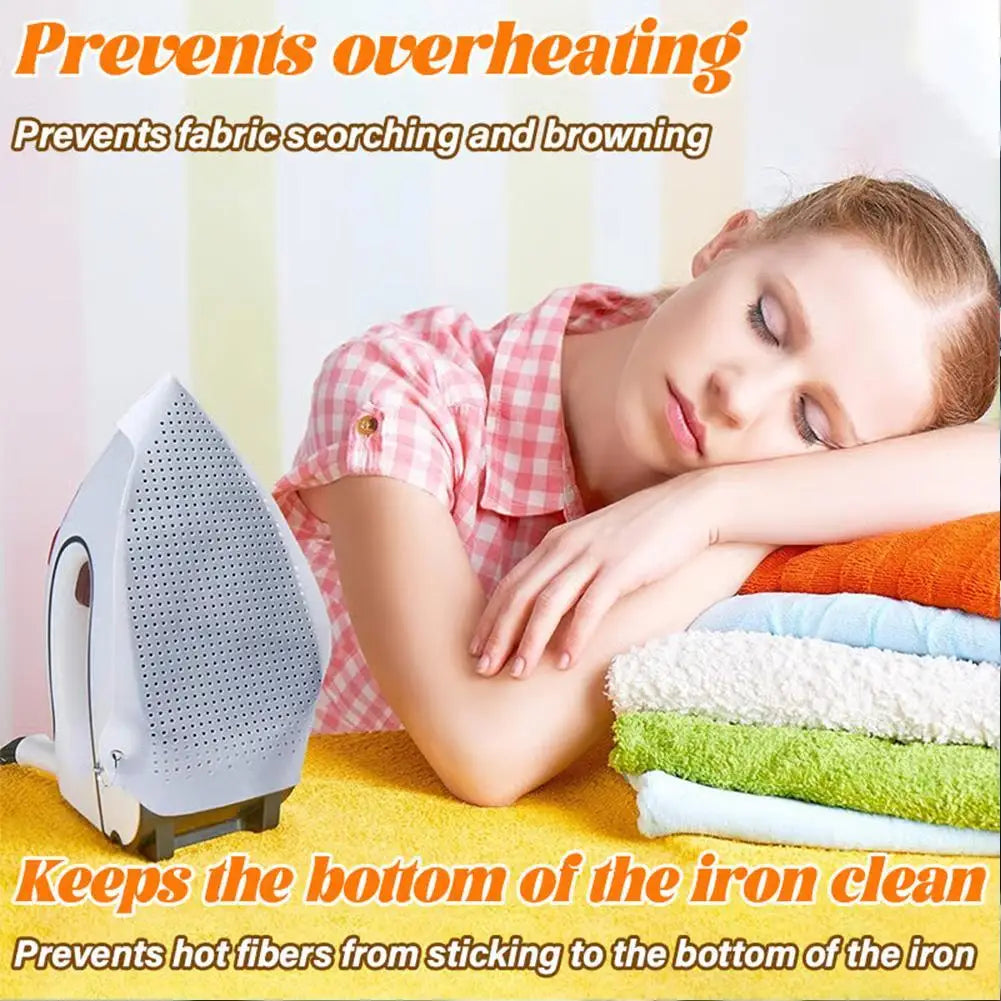 Universal Iron Protective Cover Shield, Iron Board Shoe Covers, Ironing Cloth to Protect Clothes, Electric Irons Protector Pads Oasis Select