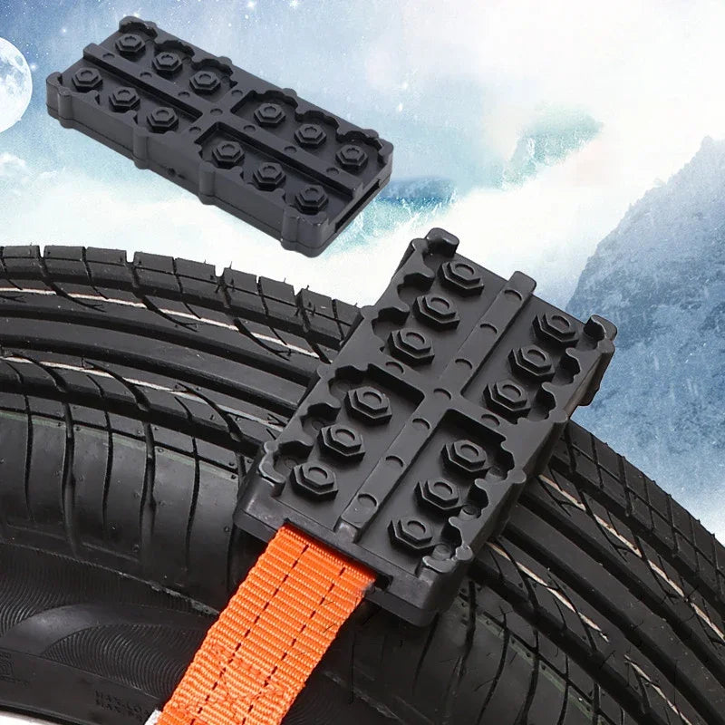 Anti Skid Tire Chains Car Snow Chains Straps Emergency for Snow Sand Mud Ice Traction Blocks Rescue Tool for Truck Oasis Select