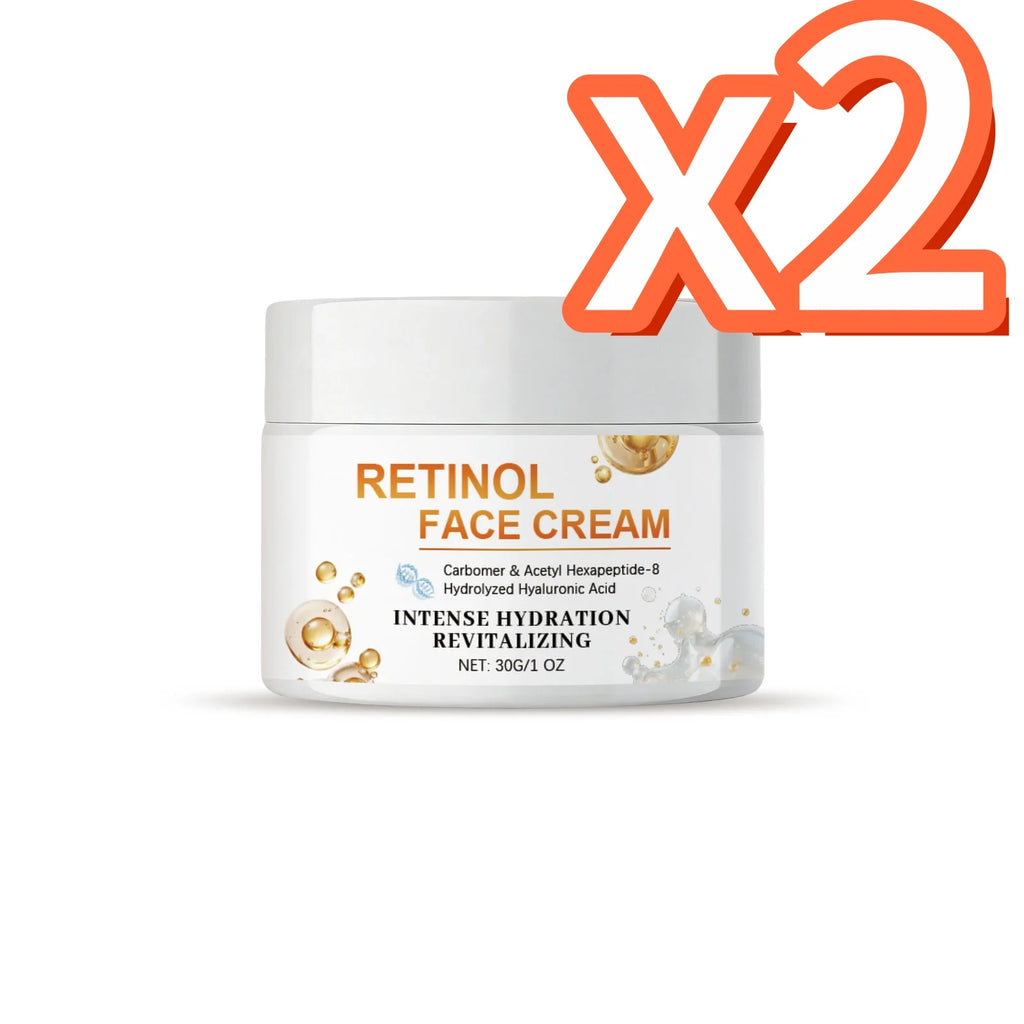 Retinol Face Cream – Hyaluronic Acid, Firming & Brightening 30g Retinol Face Cream Oasis Select 30g Boxed X 2PCS