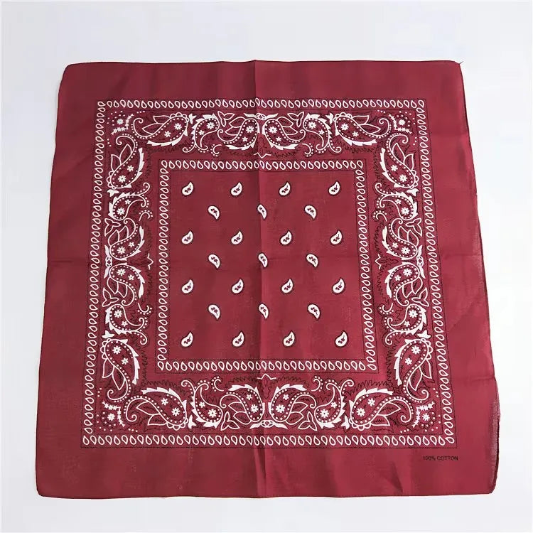 1 Bandana Kerchief Unisex Hip Hop Black Hair Band Neck Scarf Sports