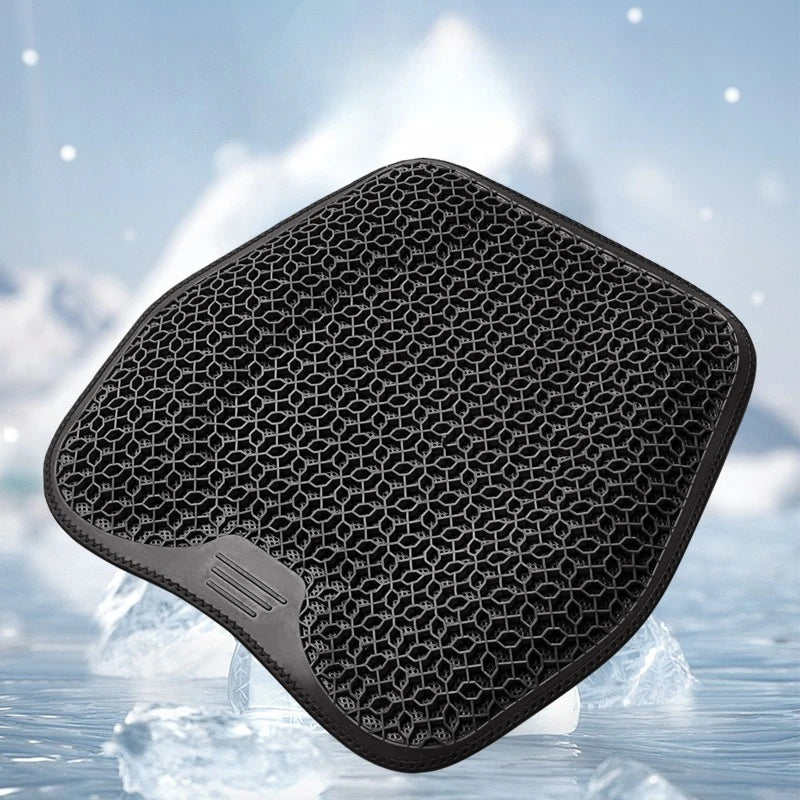Car Gel Cushion Honeycomb Design Summer Car Gel Seat Cushion Breathable Thread Seat Pad Elastic Gel Car Seat Cushion Accessories Oasis Select others FH-Gel-Black 1PC Spring And Summer