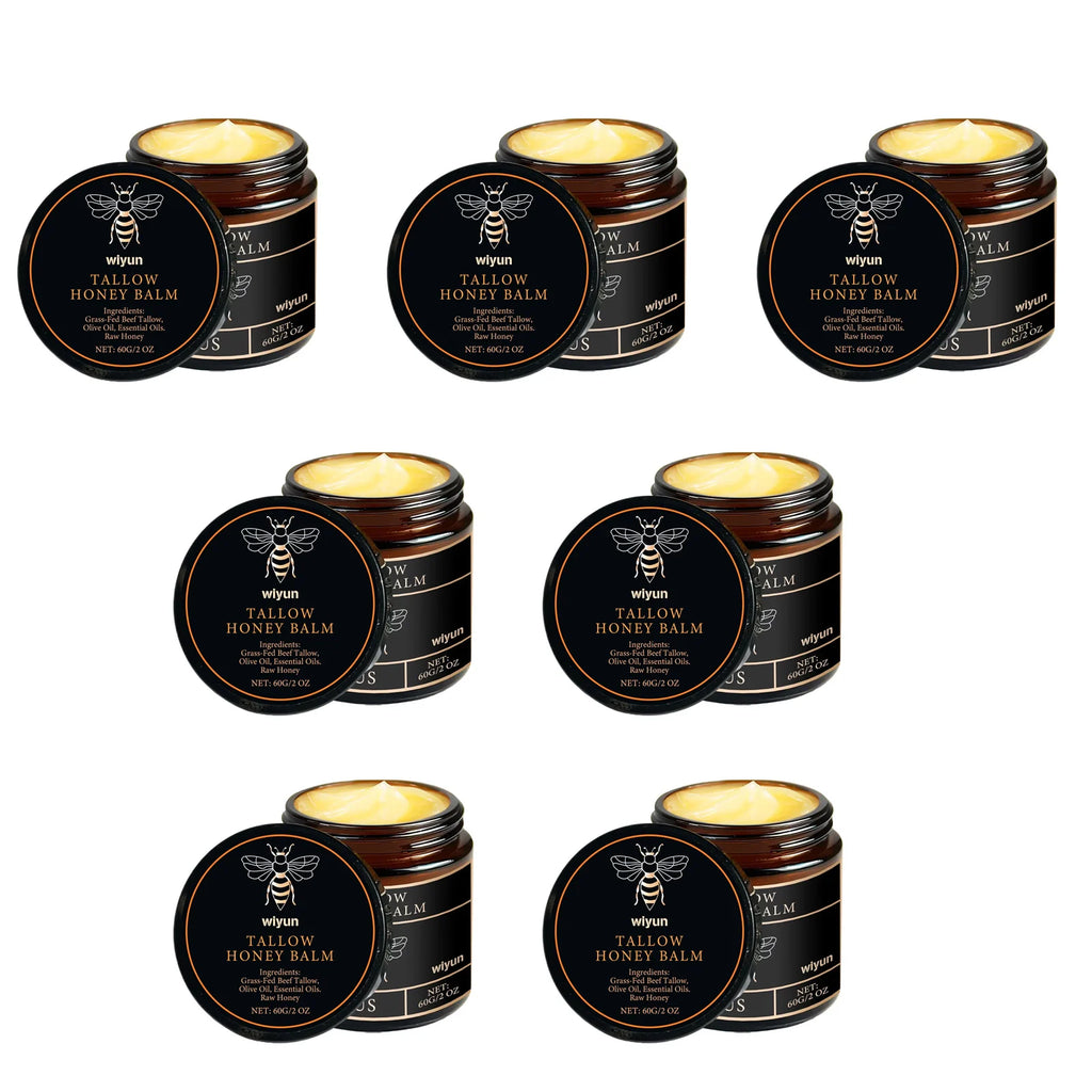 Organic Grass-Fed Beef Tallow Balm with Raw Honey Moisturizer Tallow Moisturizing Balm Oasis Select 420g