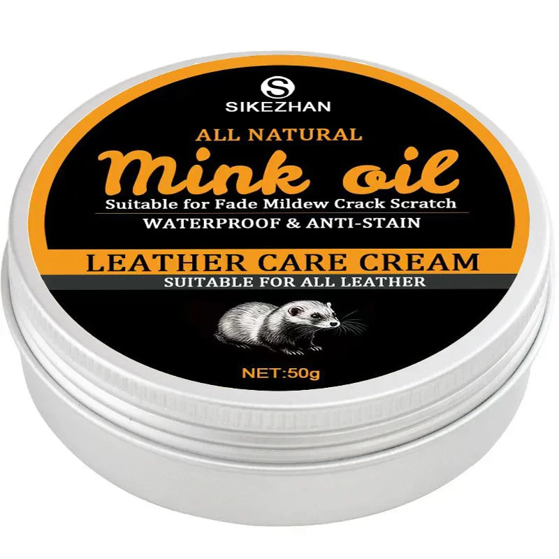 100/50g Premium Shoe Polish Leather Conditioner Color Restorer For Boots Dress Shoes Quick Dry Long Lasting Protection Care Balm Oasis Select 1PC-50g