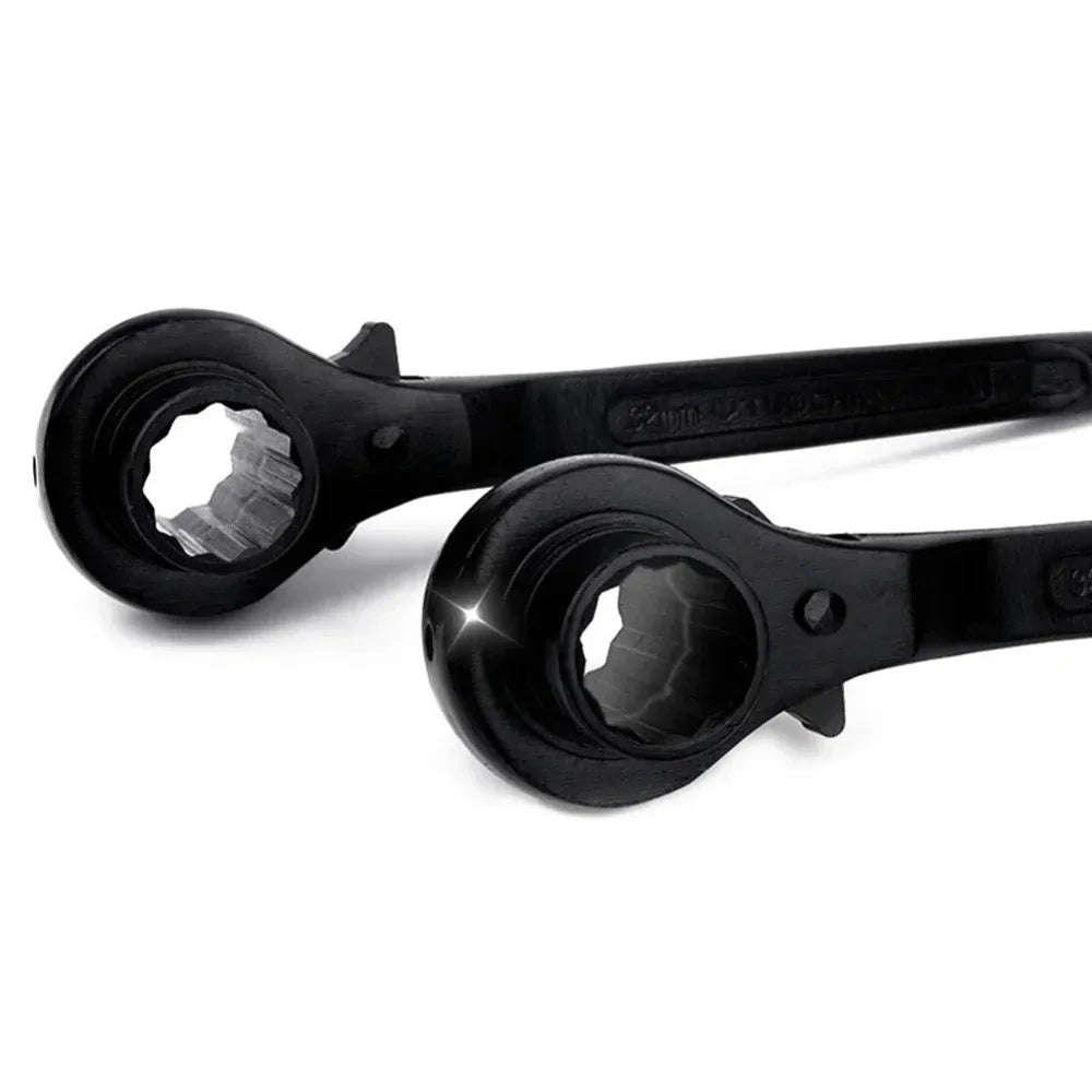 Portable Metal Ratchet Wrench Quick Release Bidirectional Wrench Double-Headed Pointed Tail Ratchet Spanner Hand Tool Kit Oasis Select